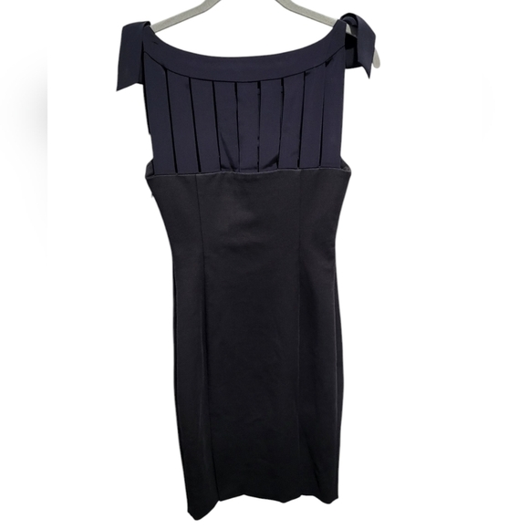 Bird by Juicy Couture bow tie strap black dress - Picture 2 of 7